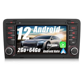 Autoradio Android AWESAFE 2Go RAM 64Go ROM GPS pour Audi A3 S3 RS3  2003-2012 CarPlay Android Auto - Autoradio - Achat & prix