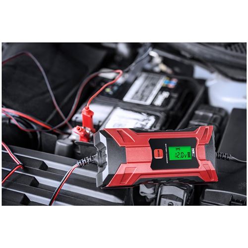 Dunlop Chargeur De Batterie Voiture Et Moto Voiture Chargeur De Batterie De  Voiture 6/12 V Trainer - Voiture - à la Fnac
