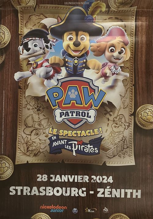 Affiche - Paw Patrol - En Avant les Pirates - 84x120cm
