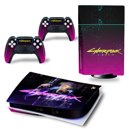Autocollant Sticker pour Sony PS5 Édition numérique, Lyber punk-856
