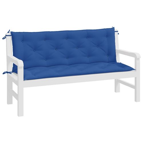 vidaXL Coussin de balancelle Bleu 150 cm Tissu