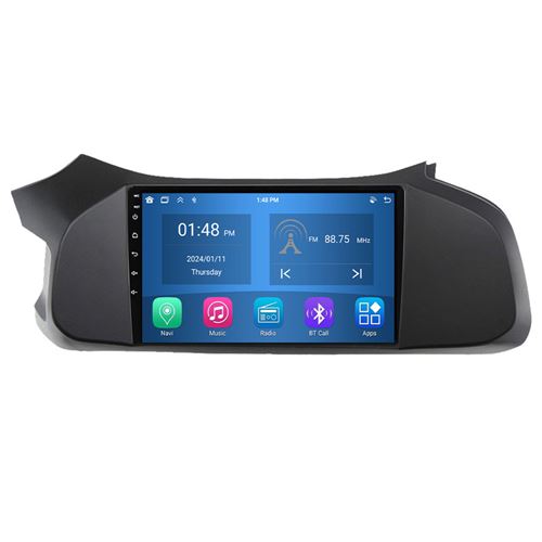 Autoradio RoverOne® Bluetooth CarPlay Android Auto Navigation 4Go RAM 64Go ROM pour Chevrolet Onix 2012-2019