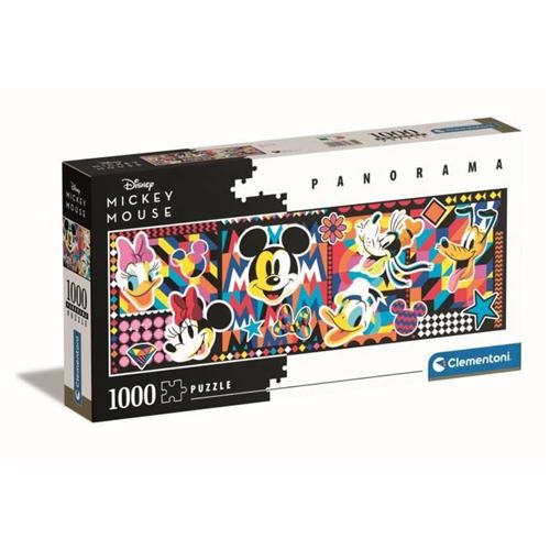 Clementoni Puzzle Panorama Mickey Mouse - 1000 Pièces - Image 2