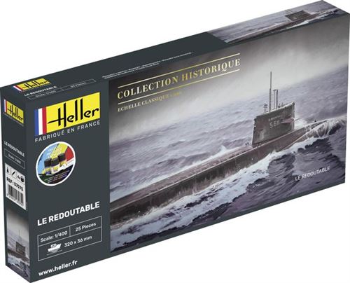 Heller Maquette Sous-Marin : Collection Historique : Starter Kit : U-Boot S/M Redoutable - Image 2