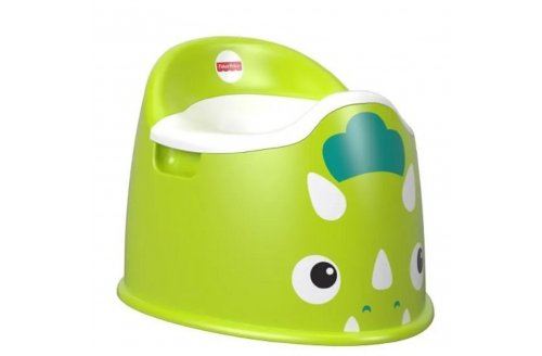  Pot bebe toilette dinosaure vert - bac amovible  protection anti eclaboussures  - pot enfant garcon et fille - apprentissage proprete 