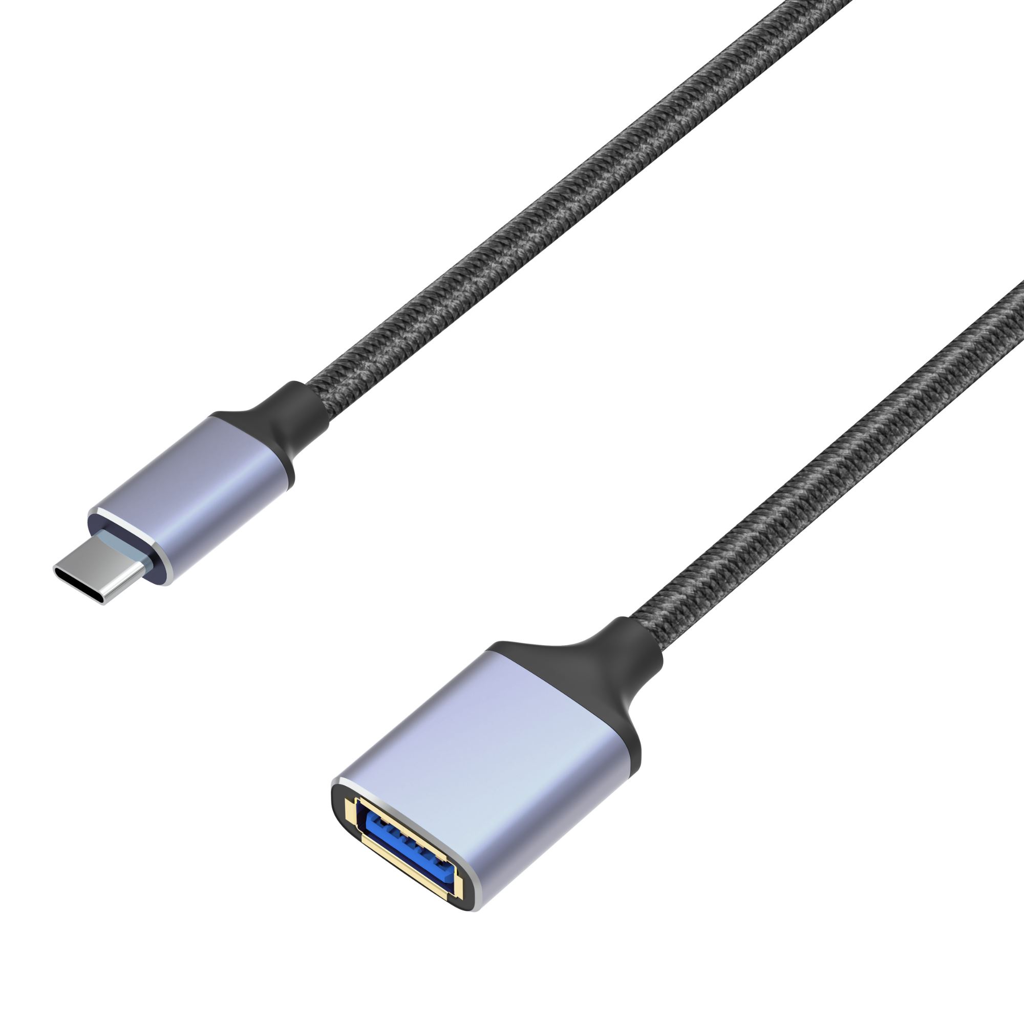4 Adaptateurs USB-C Vers USB-A 3.0 - Convertisseur Mâle/femelle Pour Ordinateur, Smartphone, Clé, Disque Dur