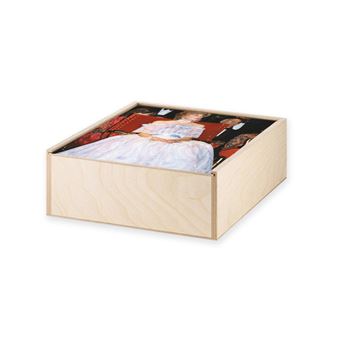 Boîte En Bois Lady Diana – Coffret Souvenir Princesse – 11x11x3,5 Cm