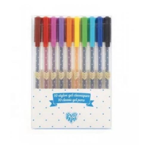 Djeco 10 Stylos Gel Classiques - Image 2