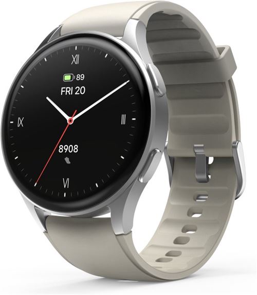 Hama Smartwatch 8900 – Montre Connectée Argent Avec Téléphone, GPS, Écran Amoled, Étanche & 110+ Modes Sport