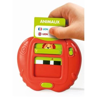 Clementoni - Mes 100 Premiers Mots Bilingue - Jouets Éducatifs - 2 Modes De Jeux : Quiz Et Découverte - Sons Et Comptines