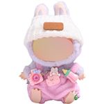 Vêtements Pour Poupée Labubu 17 Cm – Robe Et Chapeau – Coton Polyester – Lavable – Accessoire De Mode Pour Peluche
