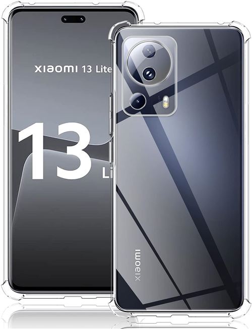 Coque Silicone Transparente Angles Renforces Pour Xiaomi 13 Lite Little Boutik©