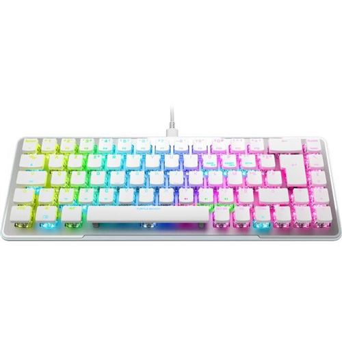 Non Communiqué Blanc Clavier Turtle Beach Vulcan Ii Mini 65% Azerty Opto-Mécanique Rgb