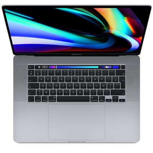MacBook Pro Touch Bar 16 2019 Core i9 2,4 Ghz 32 Go 512 Go SSD Gris sidéral - Reconditionné avec Batterie Neuve Incluse