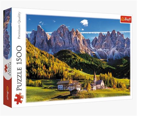 Val di Funes Valley Dolomites Italie - puzzle de 1500 pièces