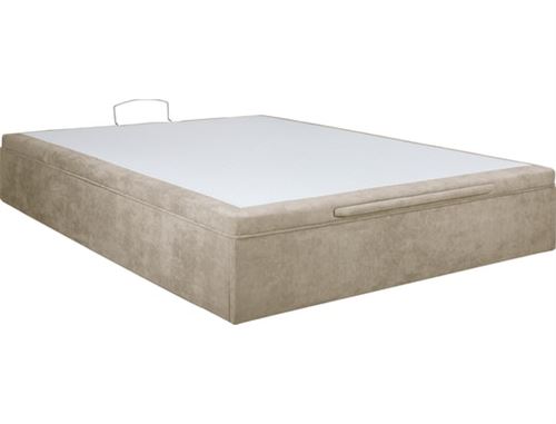  Sommier 160 x 200 Coffre Leo EP 160x200cm Bronx beige 