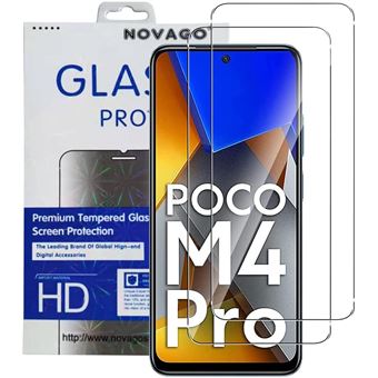 2 Films de protection écran en verre trempé pour Xiaomi Poco M4 Pro 4G  [Novago] - Protection d'écran pour smartphone - Achat & prix