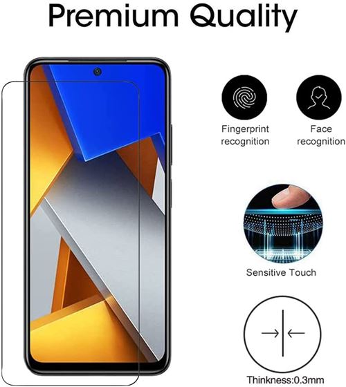 2 Films de protection écran en verre trempé pour Xiaomi Poco M4 Pro 4G  [Novago] - Protection d'écran pour smartphone - Achat & prix