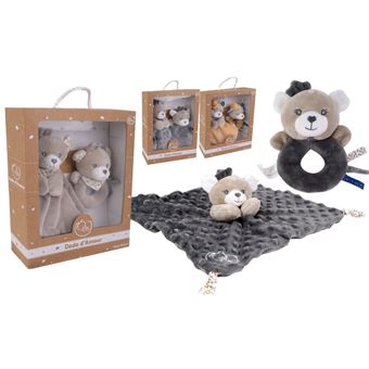 Coffret Doudou Et Hochet - Dodo D'amour Easykado Multicolore - 1
