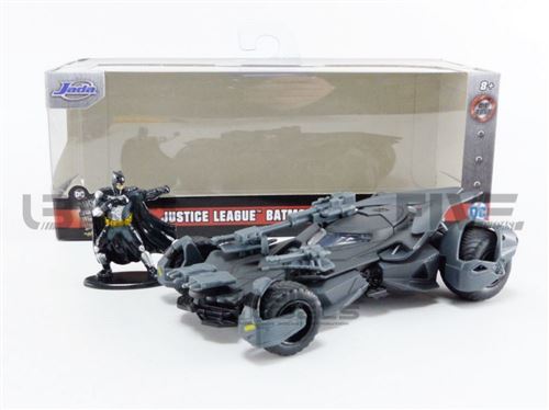 Voiture Miniature de Collection JADA TOYS 1-32 - BATMOBILE Batman Justice League - With Figurine - Black - 31706BK - Metal