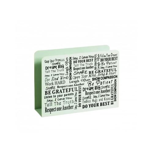 porte revues en métal laqué blanc - 35 x 10 x 26 cm