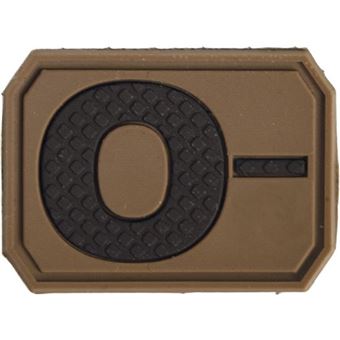 Écusson Brodé Groupe Sanguin O Négatif - Tissu, Scratch 5x5 Cm - Pour Gendarme, Sécurité, Collection France - 11