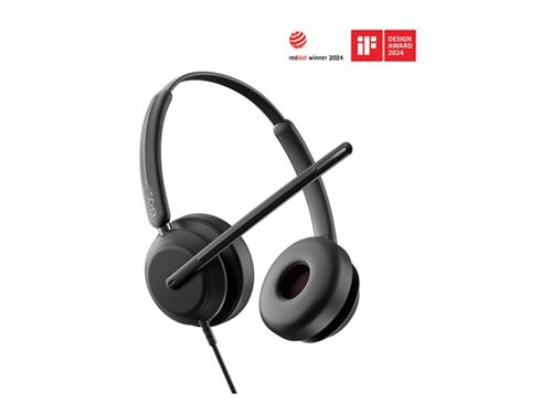 Non Communiqué Noir Epos Impact 760T - Micro-Casque - Sur-Oreille - Filaire - Usb-C - Certifié Pour Microsoft Teams