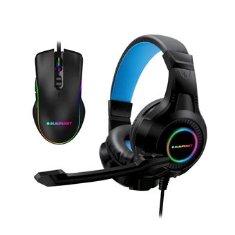 Pack gaming 2-en-1 casque et souris filaire - Blaupunkt - BLP1978-133 - Noir - 1