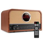 Radio Internet WiFi Audizio Avola Avec Lecteur CD, Bluetooth Et DAB+ - Haut-Parleurs Stéréo Pour Salon Ou Cuisine