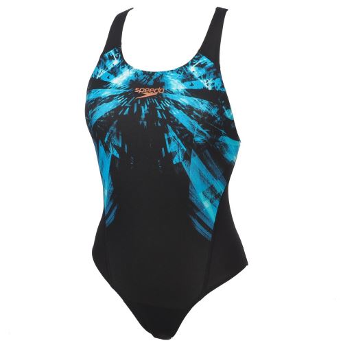 Maillot de bain 1 pièce Speedo Freezefrost plt blk/trq l Noir taille : 38 réf : 10618