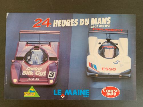 24H du Mans - 1991 - Jaguar - AFFICHE