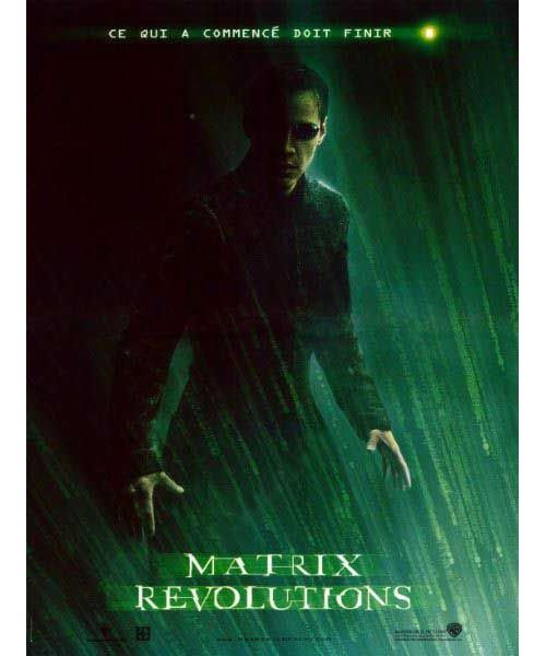 Matrix - Revolutions / Neo - AFFICHE CINEMA ORIGINALE