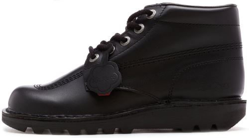 Kickers Kick Hi Core cuir Ankle bottes en Noir 1KF0000101BTW [UK 7 EU 41]