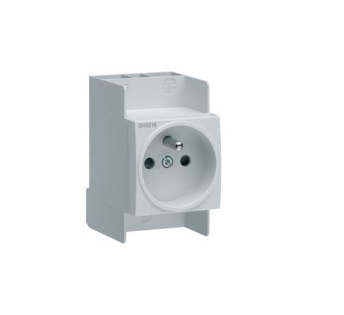 Hager Prise De Courant Modulaire 16A 2Pt Connexion Sanvis - Image 1