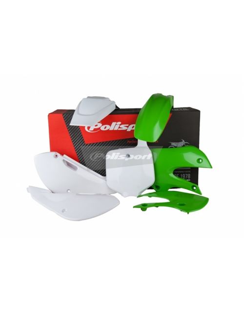 Polisport Kit Plastique Couleur Origine (13-14) Kawasaki Kx65 - Carénage Et Protection - Image 4