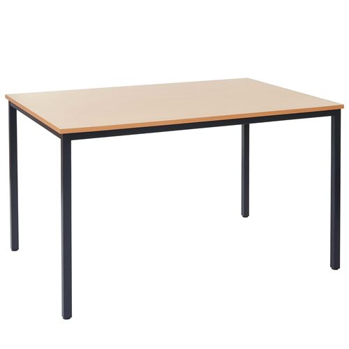 Bureau Braila, table de conférence / seminaire, 120x80cm aspect hêtre