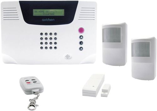 Alarme Maison multizones sans fil avec trasnmetteur 100740 AVIDSEN
