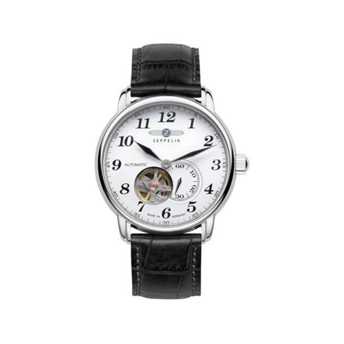ZEPPELIN  Mixte Chronographe Quartz Montre avec Bracelet en Cuir 7666-1