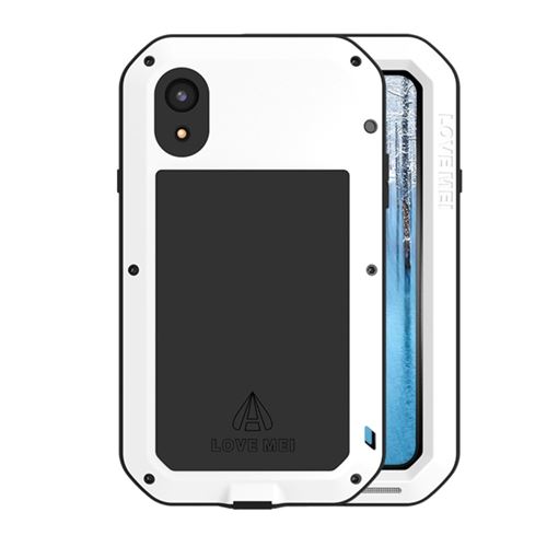 Coque en silicone protection antichoc et antiéclaboussures blanc pour votre Apple iPhone XR 6.1 pouces