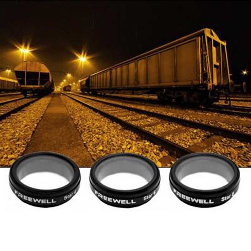 FREEWELL - pack filtre étoile pour caméra gopro hero 4, 3 et 3+