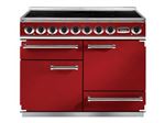 Falcon PKR 1092 Deluxe - Cuisinière (four à deux étages) - pose libre - largeur : 109.2 cm - profondeur : 67 cm - hauteur : 91.2 cm - avec système auto-nettoyant - Rouge cerise