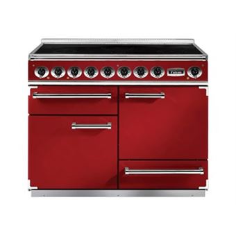 Falcon PKR 1092 Deluxe - Cuisinière (four à deux étages) - pose libre - largeur : 109.2 cm - profondeur : 67 cm - hauteur : 91.2 cm - avec système auto-nettoyant - Rouge cerise