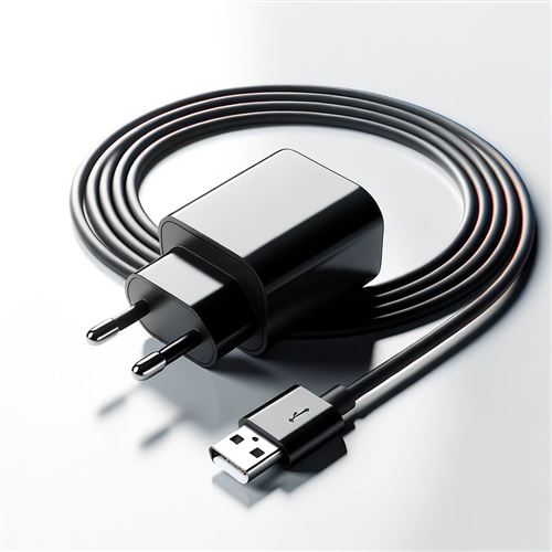 chargeur secteur rapide mini USB Universel - Noir - 14 m