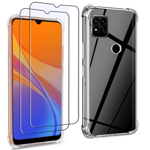 Coque Angles renforçés pour Xiaomi Redmi 9C + 2 Verres trempés