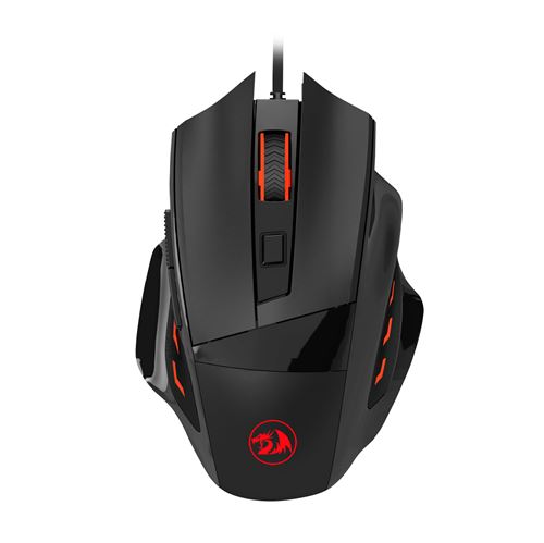 Souris Gamer Redragon PHASER (M609) 6 boutons, 3200 DPI, optique, filaire USB, rétroéclairage LED 4 couleurs suivant niveau DPI