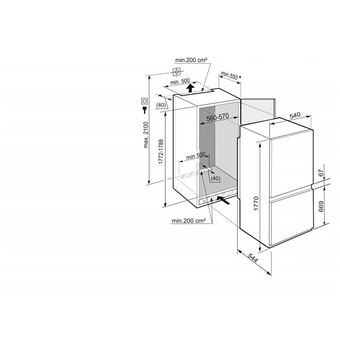 combine encastrable - ICBS3324 178CM