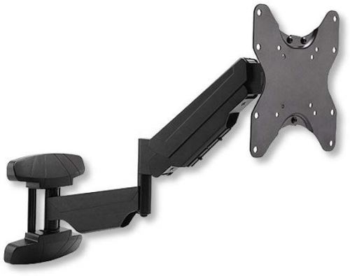 TECHLY NP Support à Mur avec Ressort à gaz pour TV Curve/Plats 23 – 42 563 mm Noir