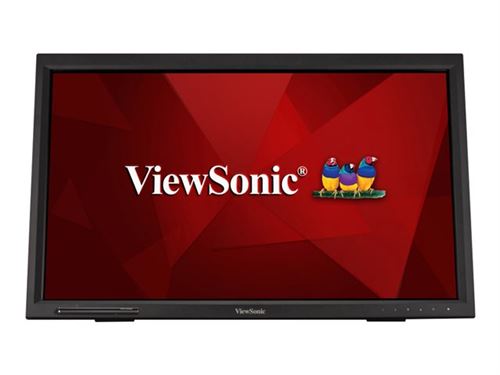 ViewSonic TD2423 - Écran LED - 24 (23.6 visualisable) - écran tactile - 1920 x 1080 Full HD (1080p) @ 75 Hz - VA - 250 cd/m² - 3000:1 - 7 ms - HDMI, DVI-D, VGA - haut-parleurs