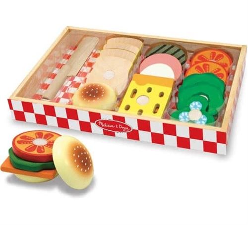 Melissa Doug ensemble de sandwich 18 pieces Autres jeux d eveil Achat prix fnac