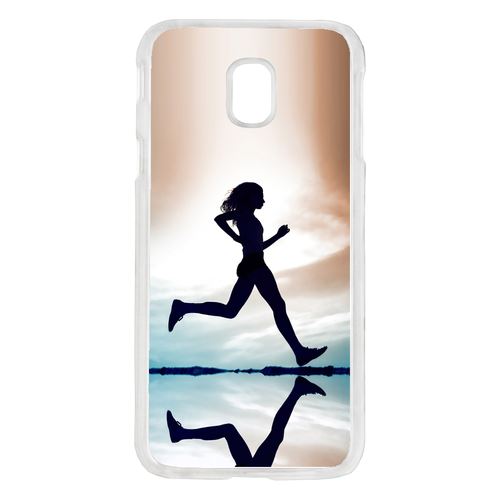 Coque Course Silhouette Compatible Galaxy J3 2017 Transparent